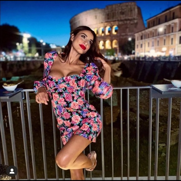 Zara Floral Print Dress - Picture 3 of 11